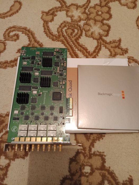 Продается плата видеозахвата Blackmagic Decklink Quad