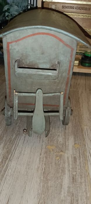 Macheta car de lemn ani 1910