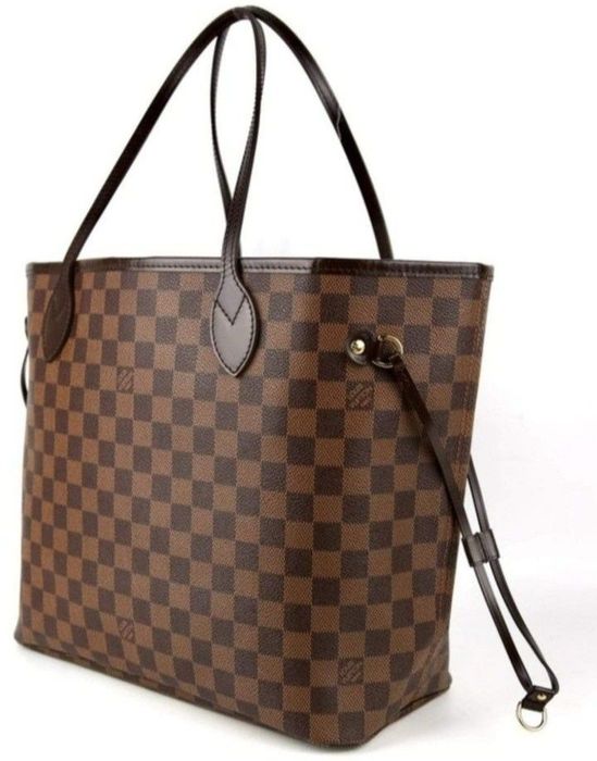 Geanta piele naturala model Neverfull, saculet,factura  card,eticheta