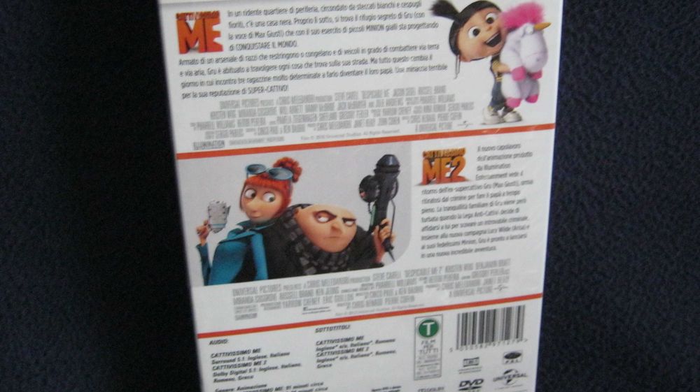 Lot sigilat 2 DVD,desene animate MINIONS,3 ore total.