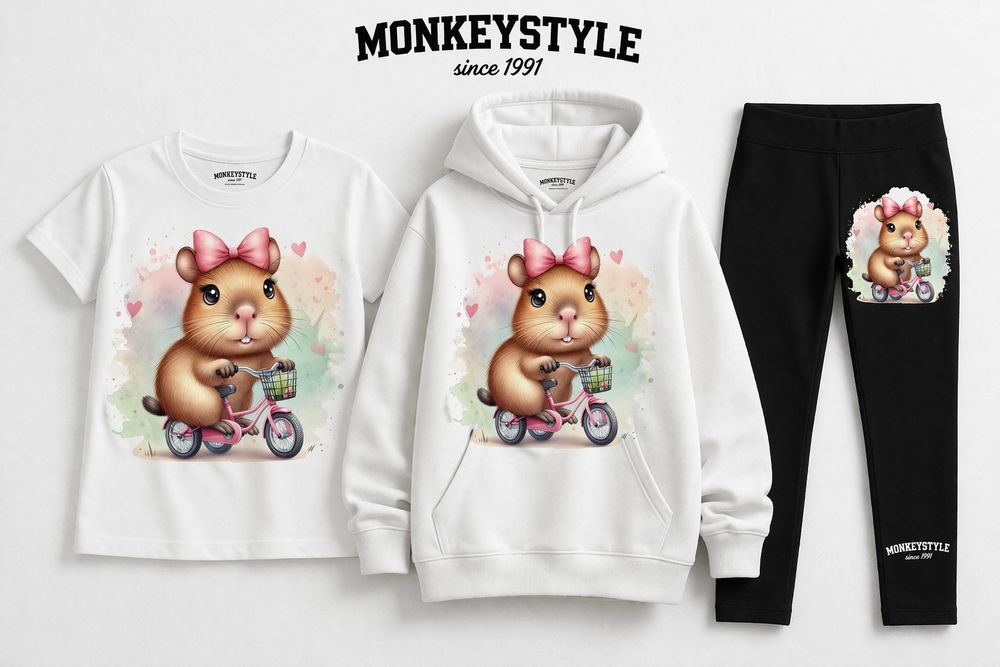 Детски комплект тениска + суитшър + клин | MONKEYSTYLE