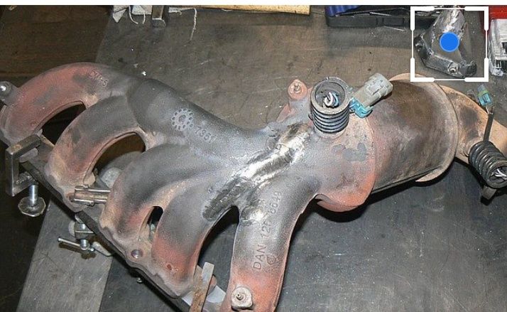 Колектор, трещины переделки