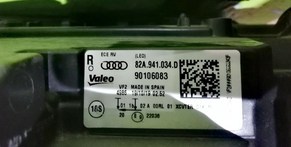 Фар фарове за Ауди А1 / Audi A1 Valeo FUL LED.