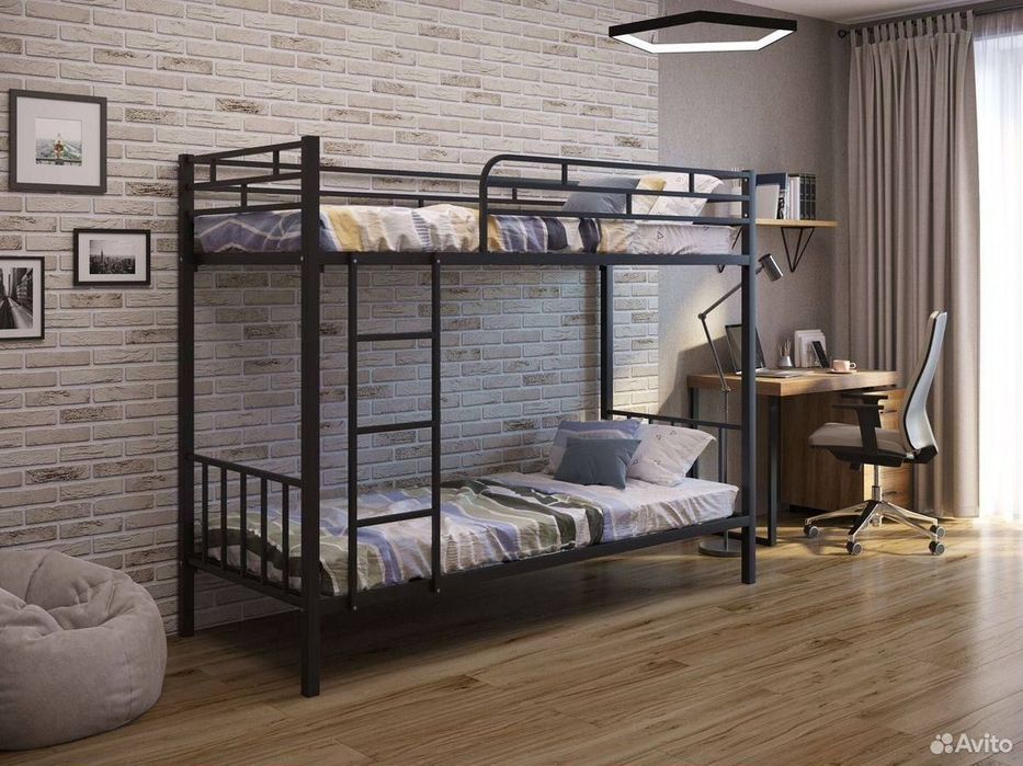 Двухъярусная Loft krovat темир крават metal kalavat Лофт,