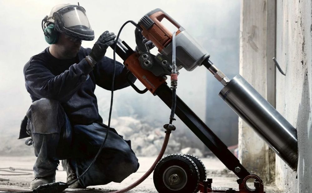 Сверления бурения алмазное