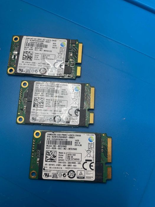 SSD MSATA 256 gb Samsung PM851, garantie 6 luni