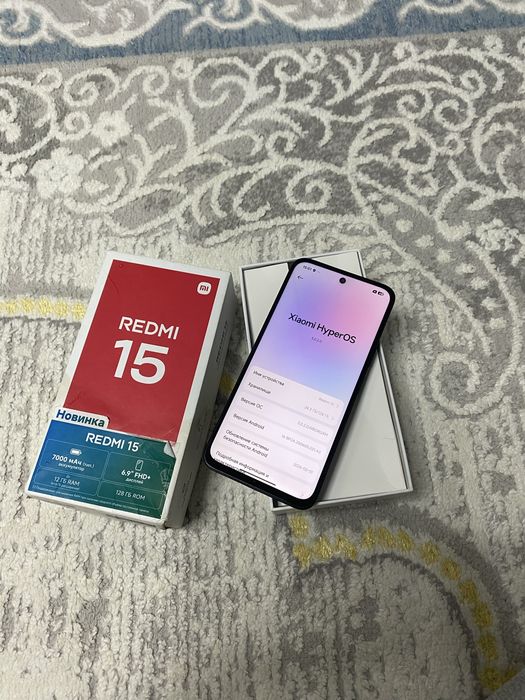 Redmi 15 128gb почти новый
