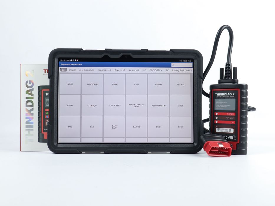 LAUNCH THINKDIAG 2 автосканер + планшет, сервер X-PRO 5, CAN-FD, DOIP
