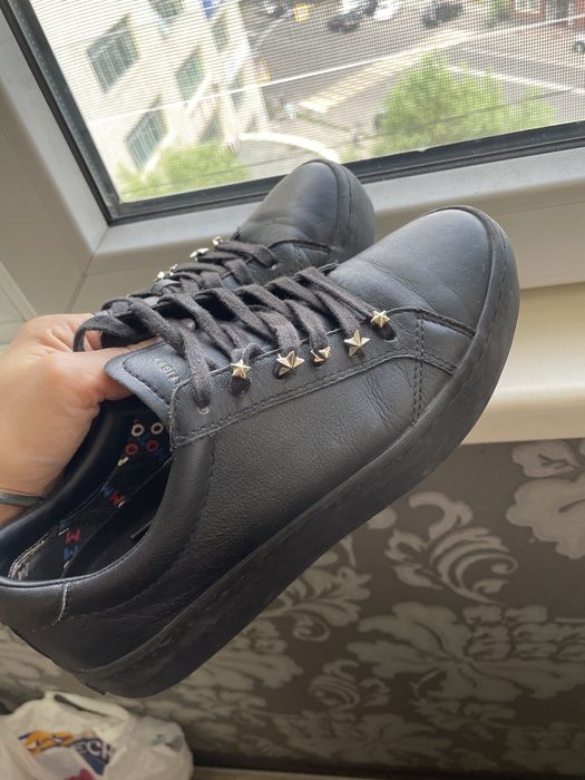 Кожанные кеди tommy hilfiger