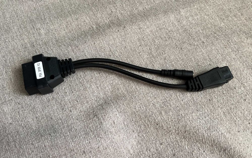 Adaptor diagnoză auto PSA 3 Pin V2 la OBD2 16 pini, cablu nou