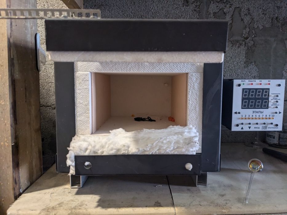 печь муфельная для стекла, керамика, эмаль