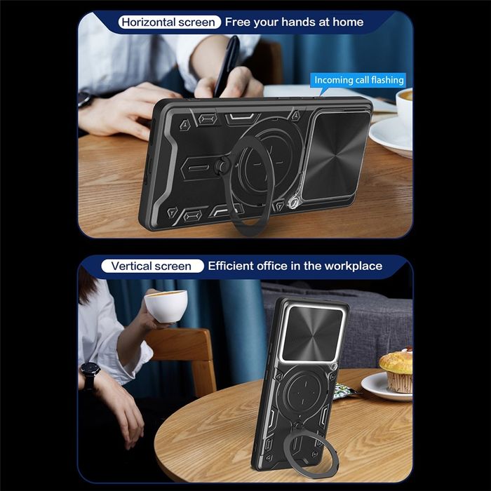 Xiaomi Redmi Note 15 Pro Pro+/ GIANT RING Удароустойчив кейс с пръстен