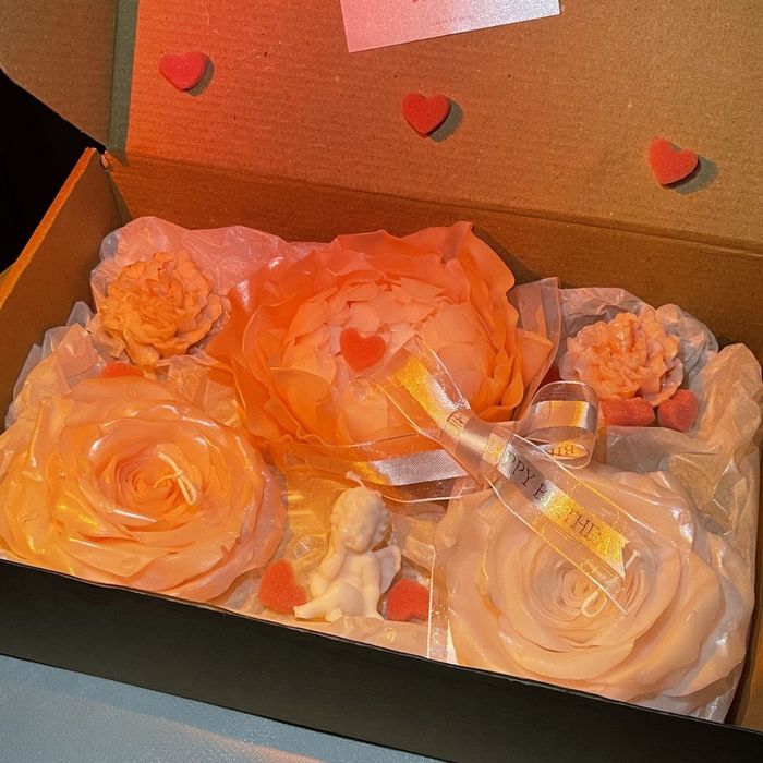 Аромасвечи в форме цветов