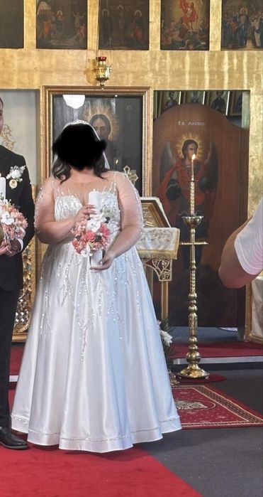 Rochie de mireasa (marime mare)