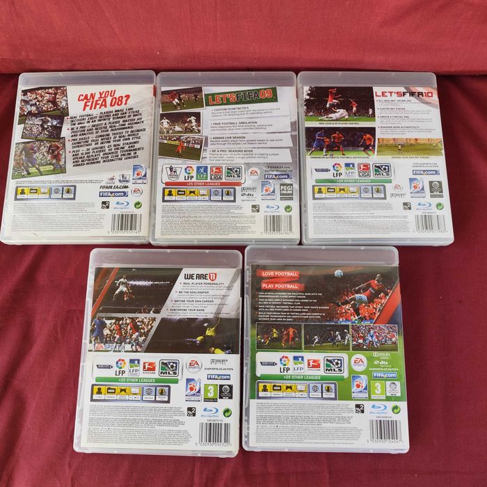 lot 5 jocurii ps 3 fifa