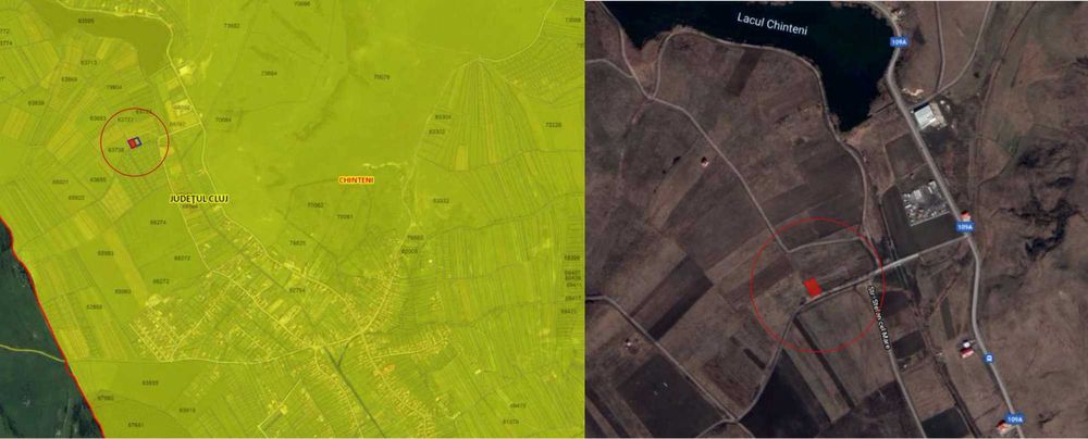 Teren 876 mp Lac Chinteni – AC + PTH Duplex – 90.000 € + TVA