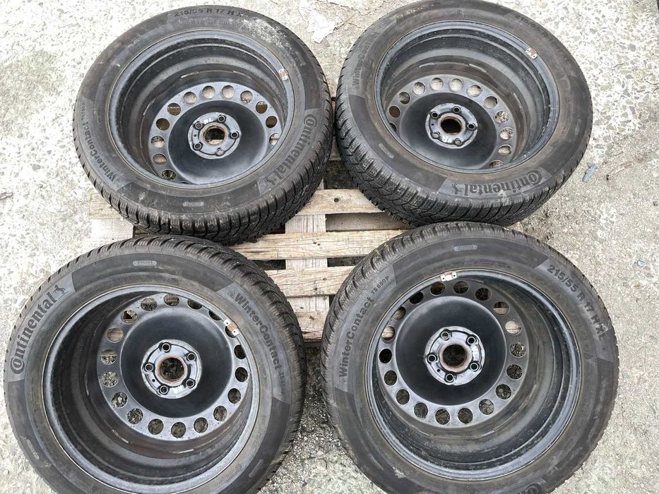 17 Джанти 5х112 Volkswagen Caddy Ford 6,5J et49 Continental 215/55/17