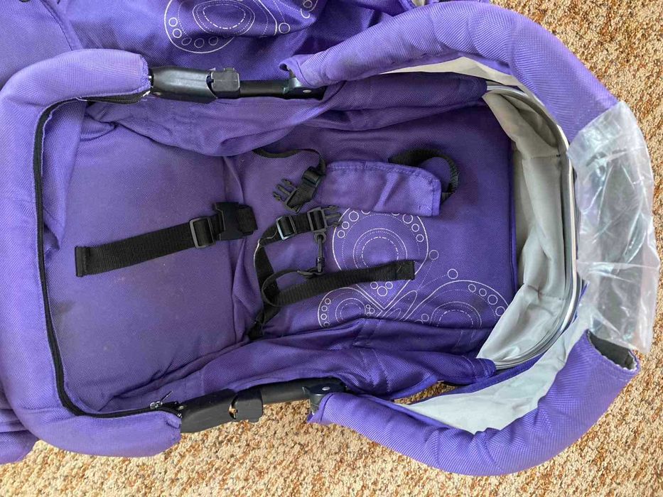 Комбинирана бебешка / детска количка Bertoni Plasma violet Butterfly