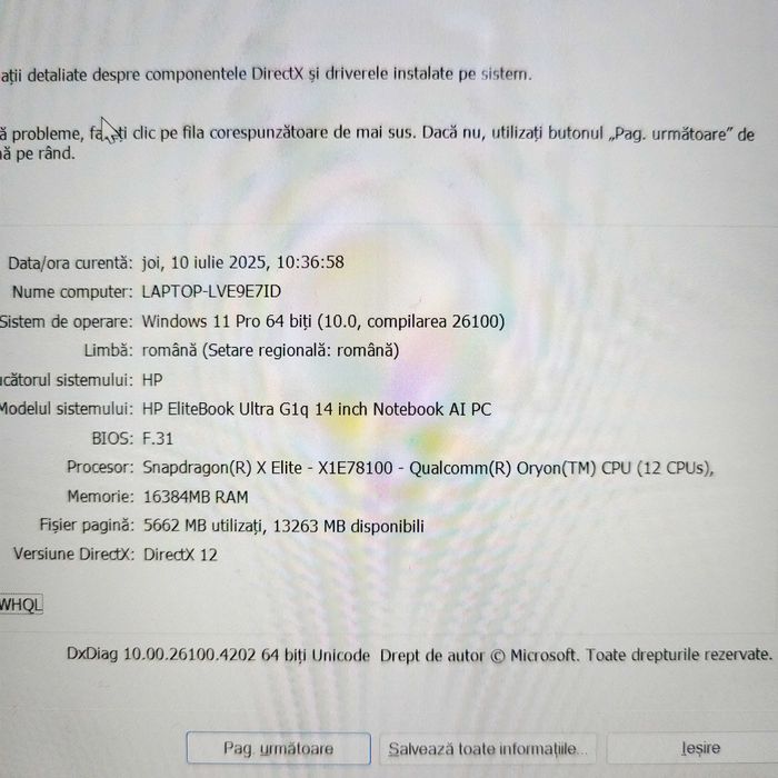 Laptop HP EliteBook Ultra 14 G1q Snapdragon X Elite X1E-78-100 Touch