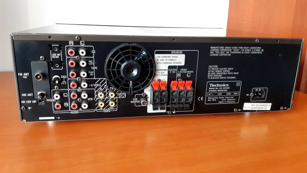 Technics line, deck RS TR 373 M2, receiver SA-EX300 cu telecomanda, cd player SL-PG490