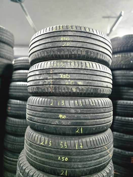 4x 215/55/17 VARA PIRELLI 2020-2021 Stare excelentă