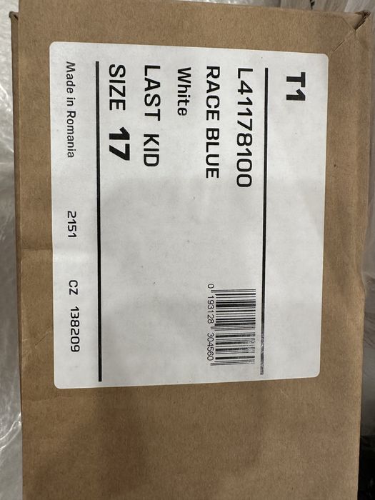 1: Детски ски обувки Salomon T1 Race Blue – размер 17