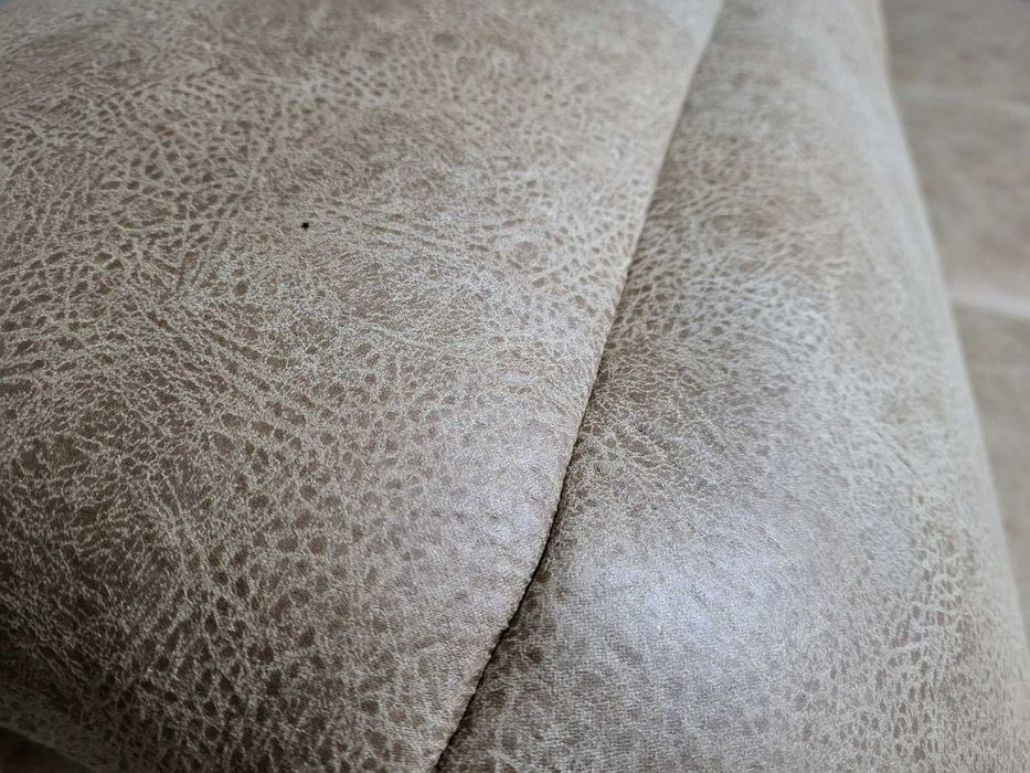 Бежов ъглов диван от плат "Bolsano"