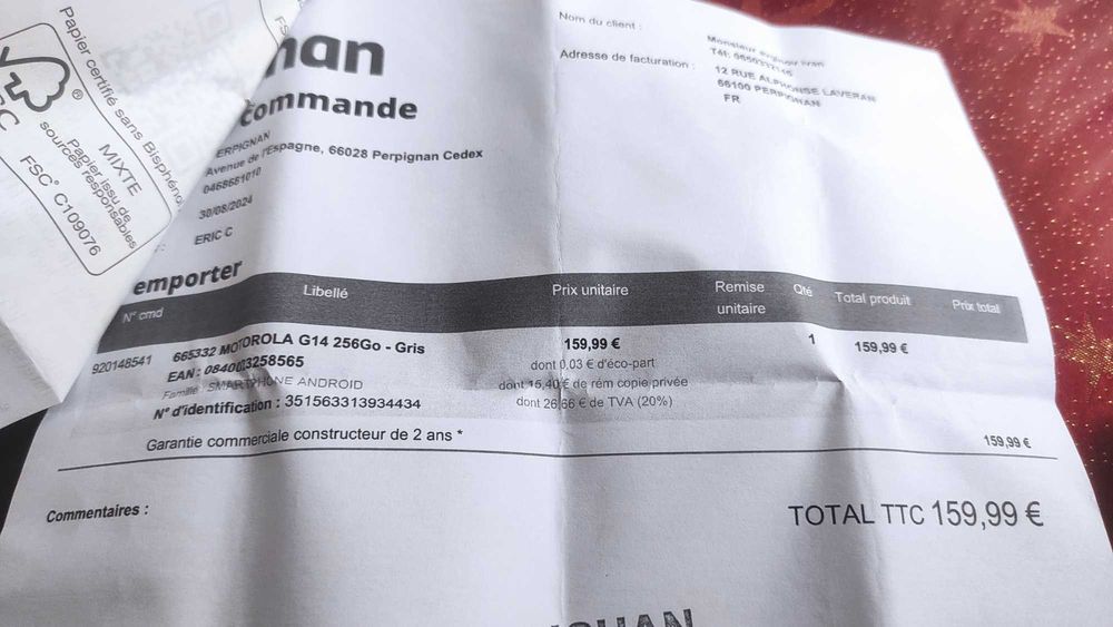 Mororola Moto G14 256gb