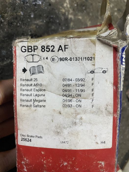 Placute frana renault