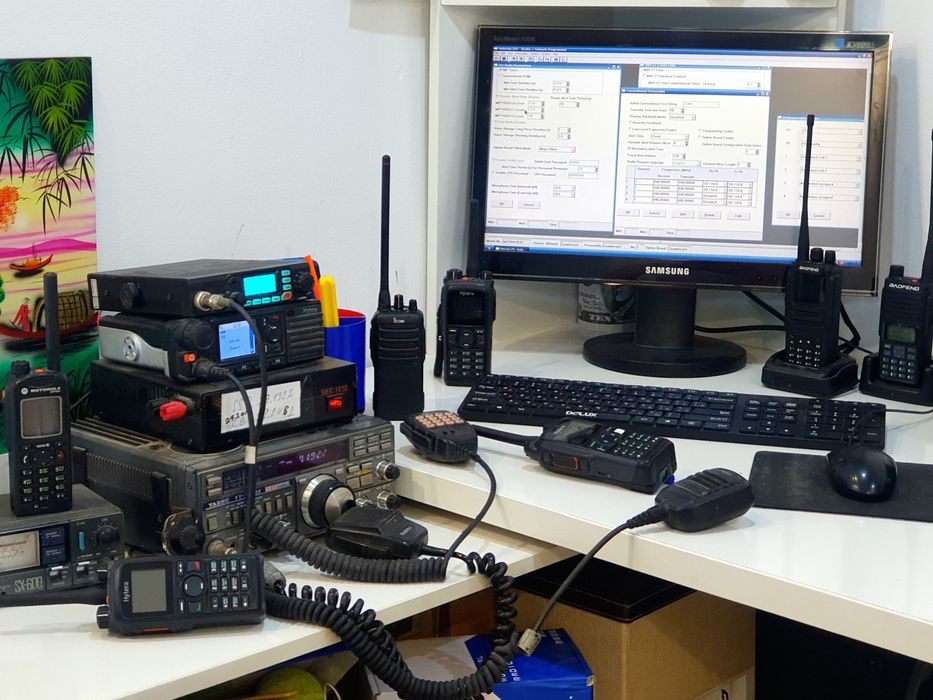 Прошивка рации, программирования рации, настройка радиостанции, модели