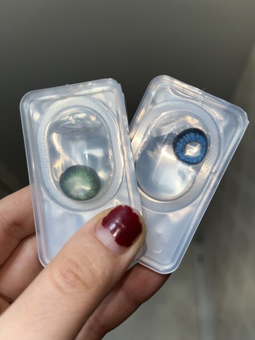 Rangli linzalar chiroy uchun