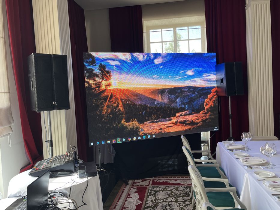 Аренда ЛЭД экрана, музыкальной аппаратуры