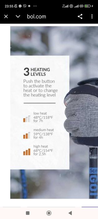 Уникални затоплящи ръкавици ХЛ