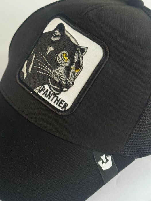 Sapca Goorin Brothers Panther Neagra cu imprimeu