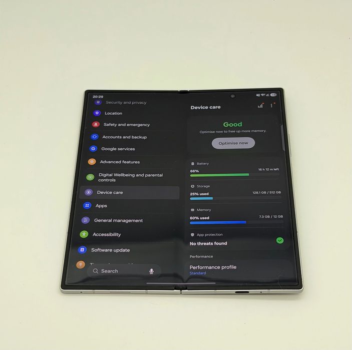 Samsung Galaxy Z Fold 7 512 GB Silver Shadow |Като нов | 14м. Гаранция