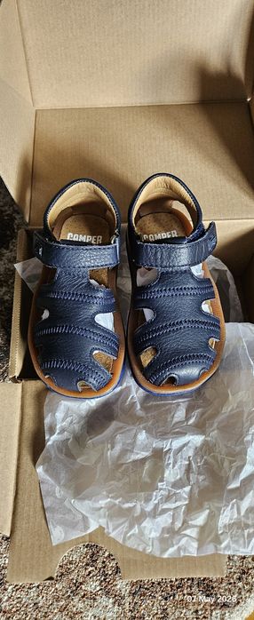 Sandale Camper Bicho FW, mărimea 23, varianta pe bleumarin pentru copii.