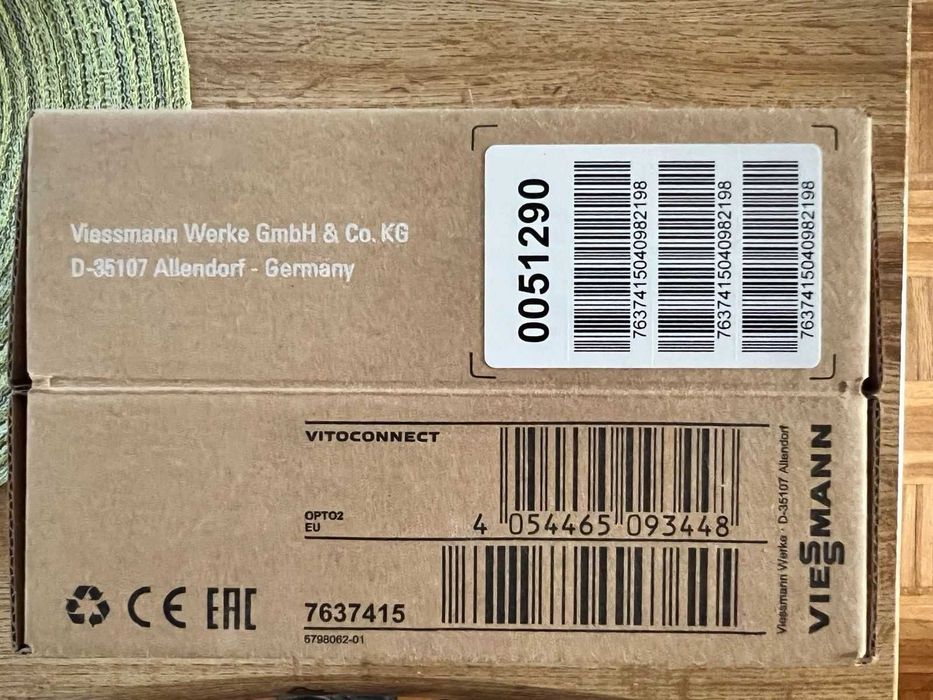 Accesoriu termic Viessmann Vitoconnect OPTO2 7637415 / ZK03836 Nou !