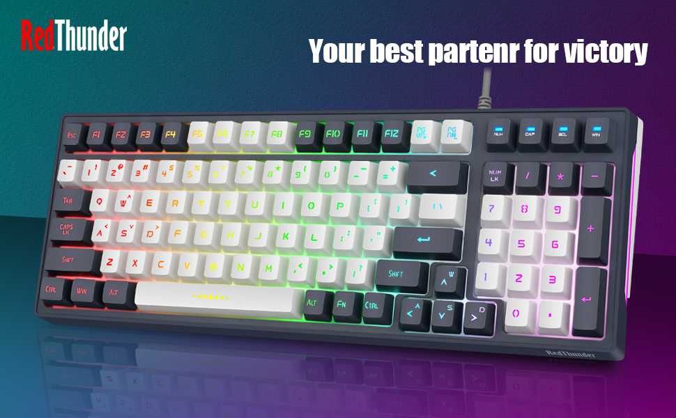 Геймърска клавиатура RedThunder K96 RGB