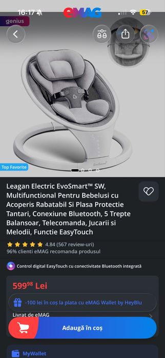 Leagan / balansoar bebe