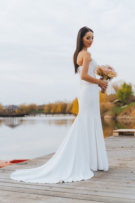 Rochie mireasa cu dantela
