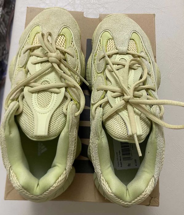 Yeezy Men's 500 adiPRENE® Cushioning Sneakers Moon Yellow