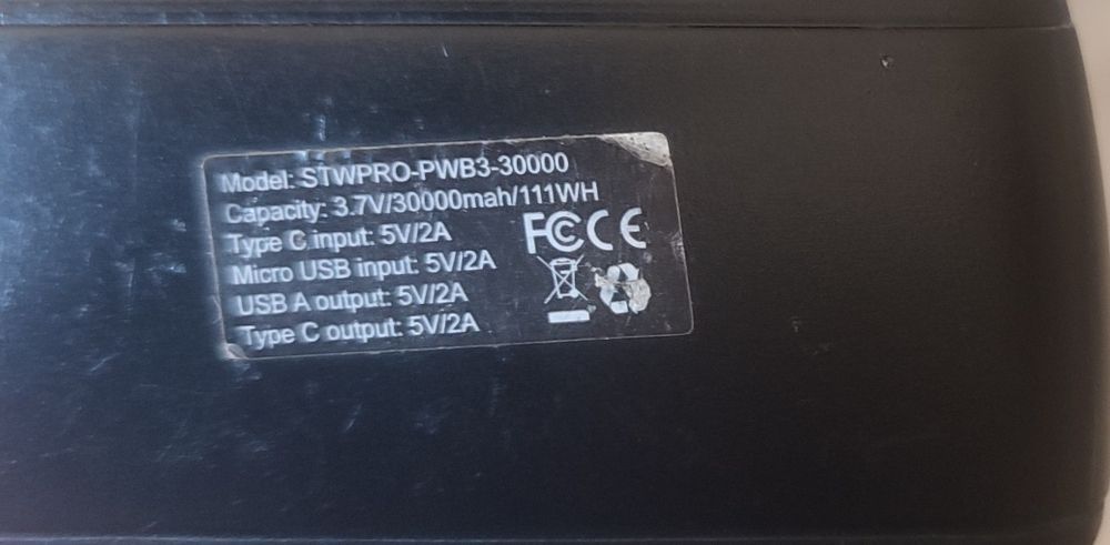 Power bank 30000 mAh