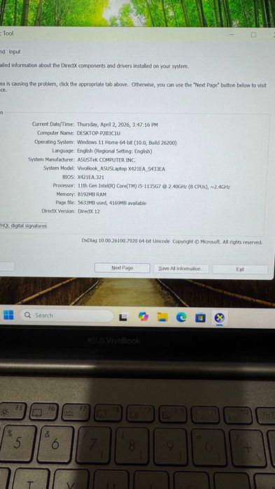 Laptop Asus Vivobook i5