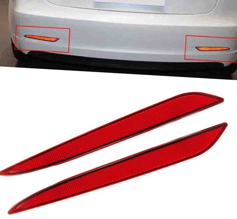 Рефлектори за задната броня за Тесла Tesla Model 3 Светлоотразители