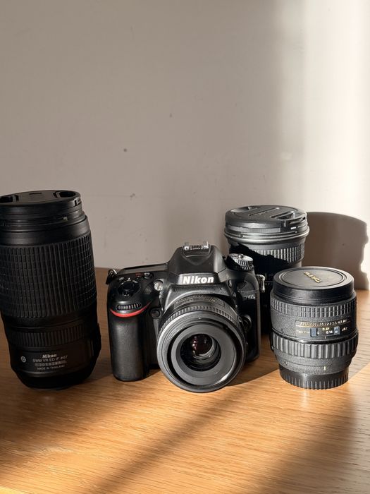 Nikon D7100 + 3 obiective premium – kit foto complet