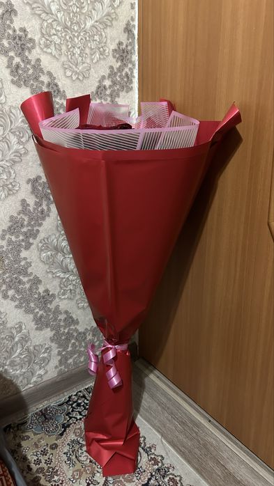 Метровый 25 шт кызыл роза