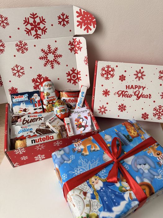 Новогодние подарки сладости киндер для детей | корпоративные подарки