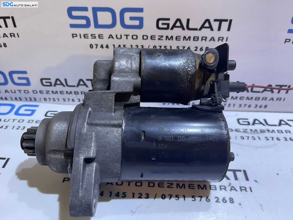 Electromotor cu 10 Dinti Volkswagen Lupo 1.6 AVY 2000 - 2005 Cod 02T911023G 0001120400 [B3605]