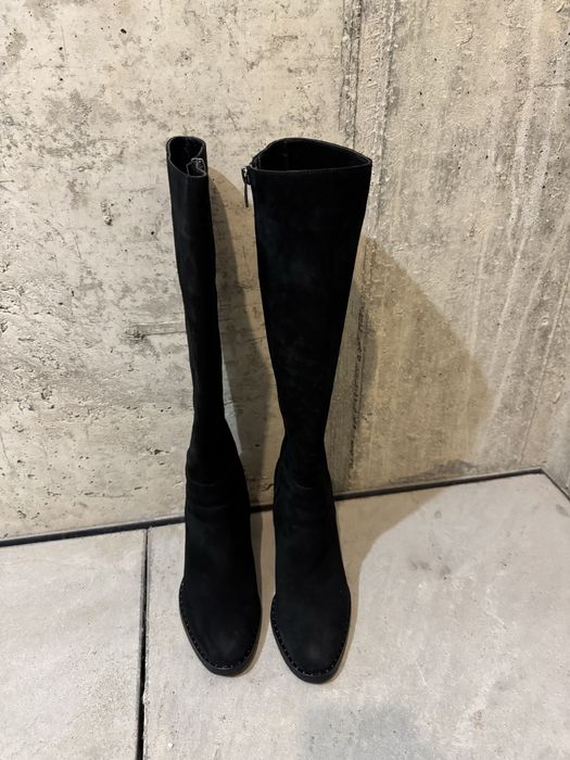 Дамски ботуши естествен велур Gianni