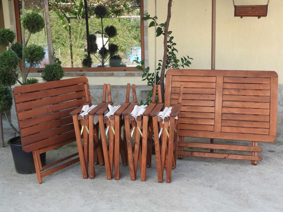 !Сгъваеми режисьорски столове от 100% бук !